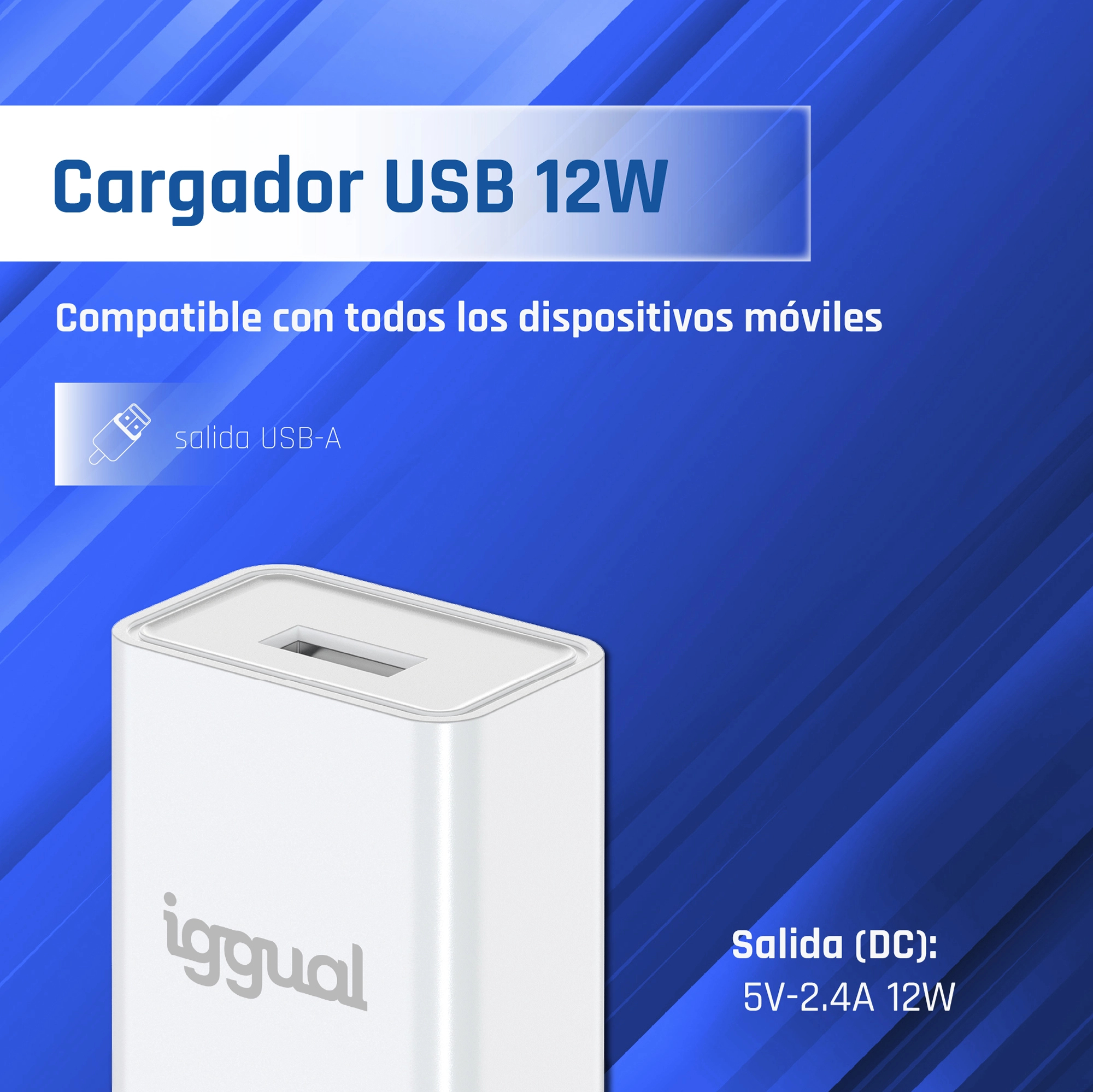 iggual IGG318188 mobile device charger Universal White AC Indoor – image 2