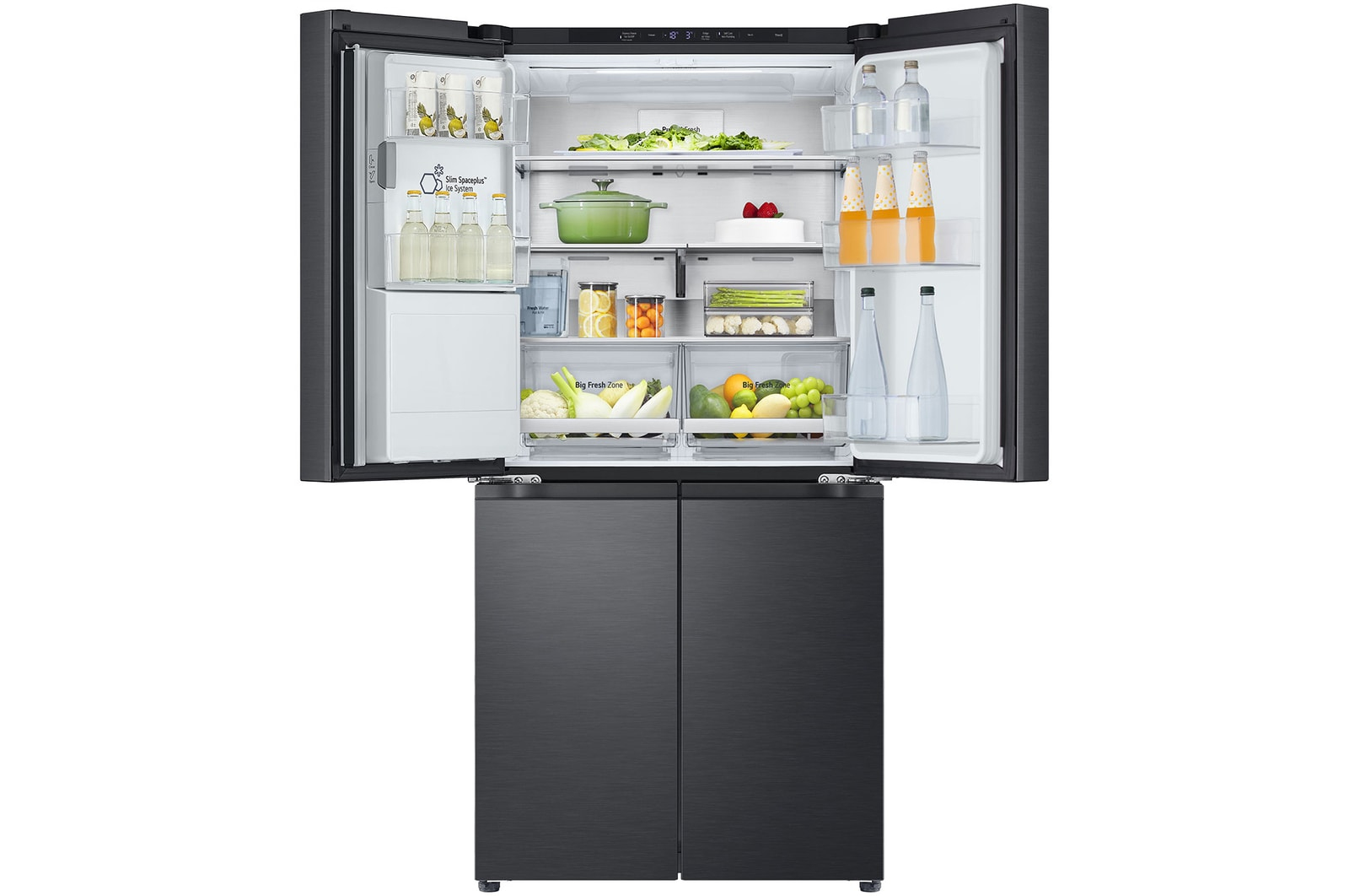 LG GF-LN500MBL side-by-side refrigerator Freestanding – image 4