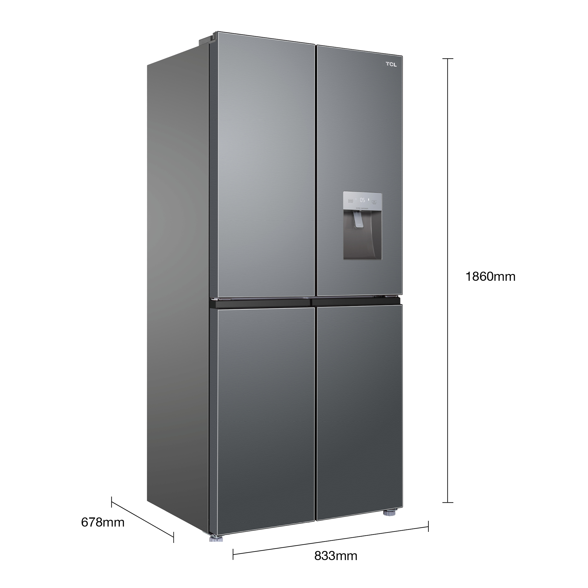 TCL RP466CXF0UK fridge-freezer Freestanding – image 8