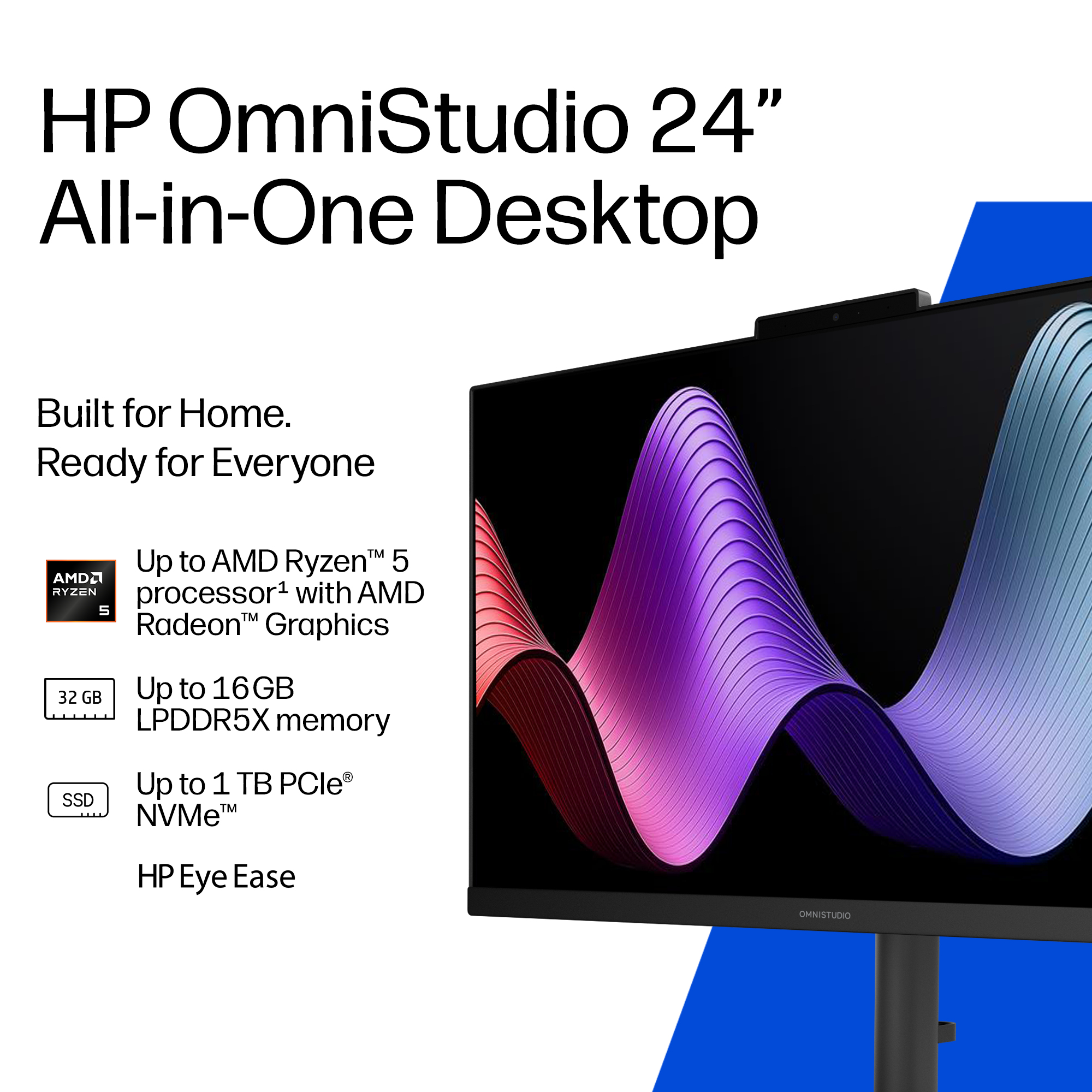HP DS2F0EA All-in-One PC/workstation AMD Ryzen™ 5 40 – image 6
