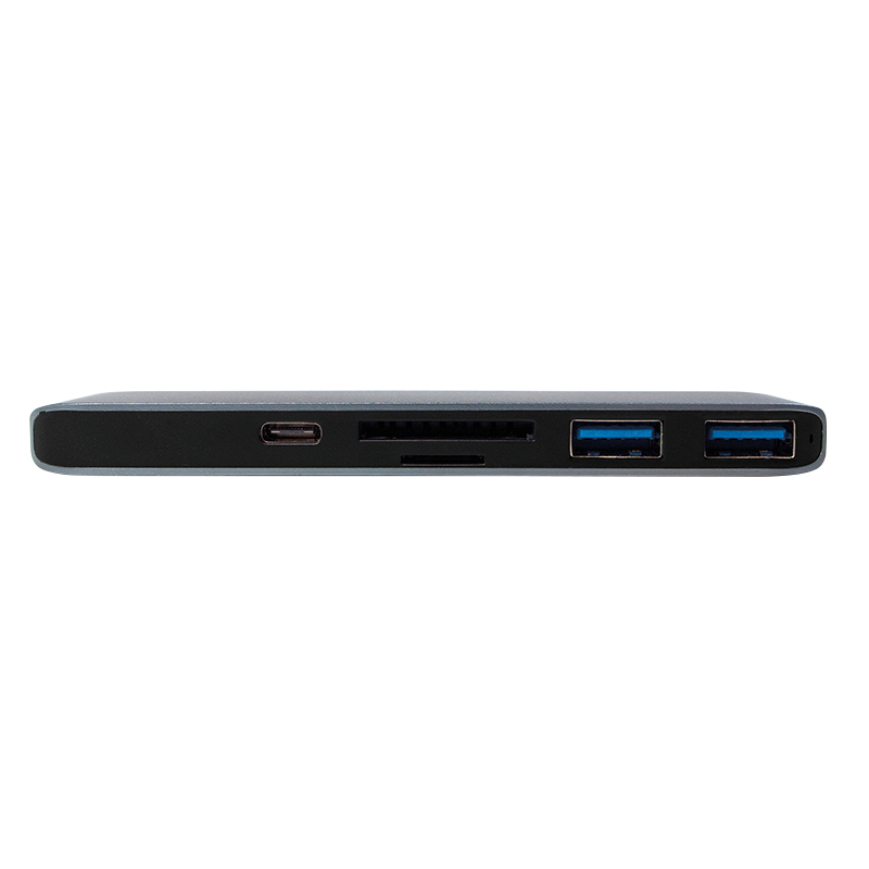 LogiLink UA0301 laptop dock/port replicator USB 3.2 Gen 1 (3.1 Gen 1) Type-C Aluminium, Black – image 5