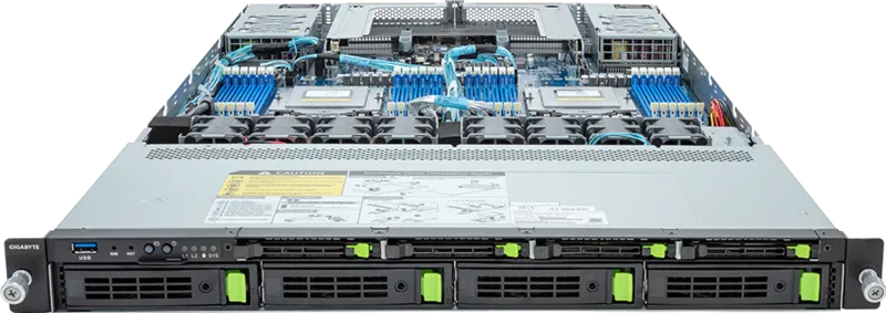 GIGABYTE R183-Z91-AAV1 LGA 6096 Rack (1U) Black, Steel – image 2