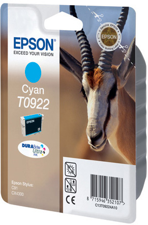 Epson T0922 Cyan Ink Cartridge