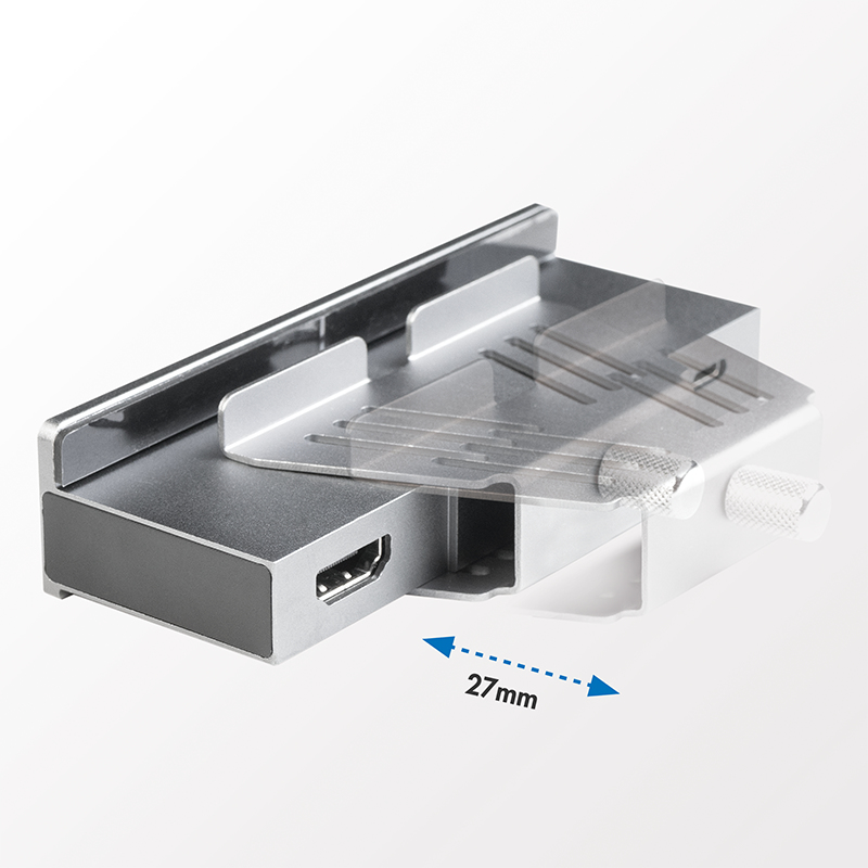 LogiLink UA0347 laptop dock/port replicator USB 3.2 Gen 1 (3.1 Gen 1) Type-C Aluminium – image 6