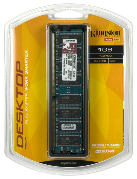 Kingston Technology 1GB, DDR SDRAM, 333MHz – image 2