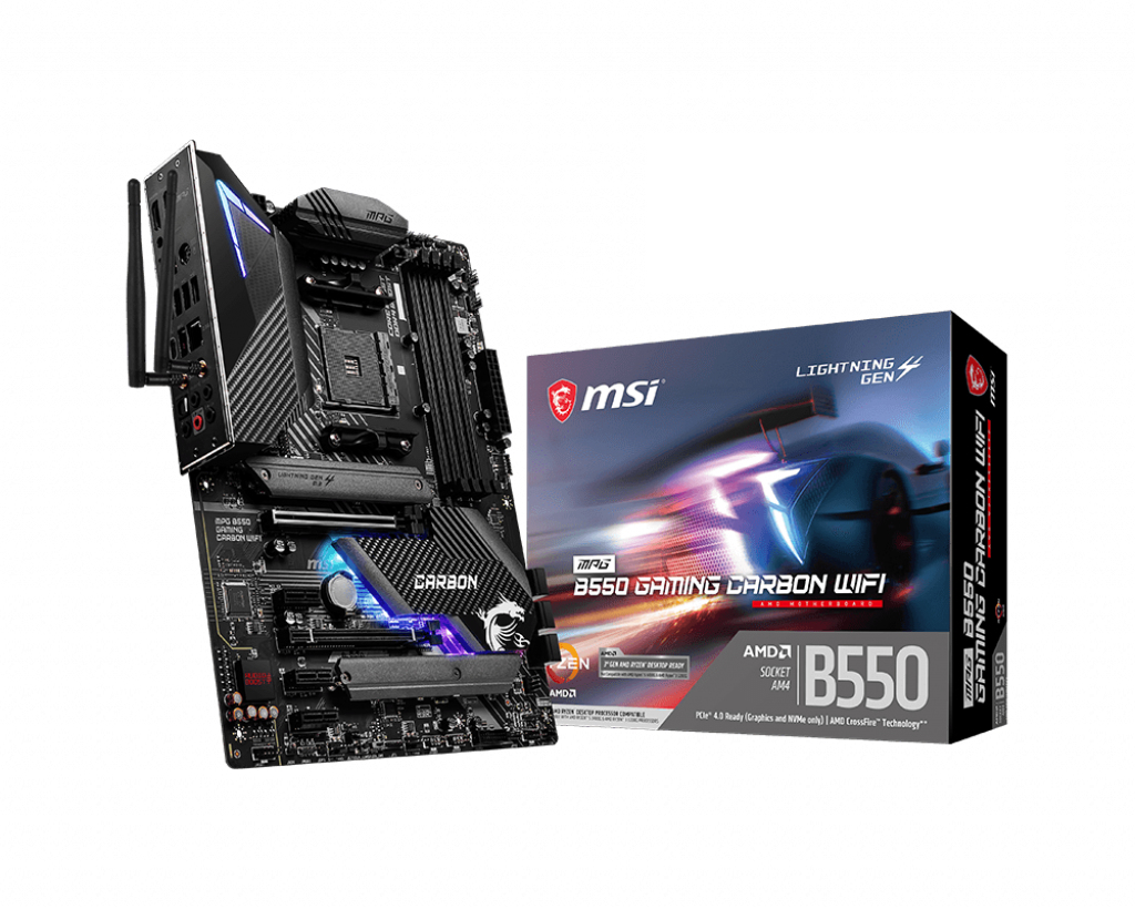 MSI AM4 B550 GAMING CARBON WIFI – image 1
