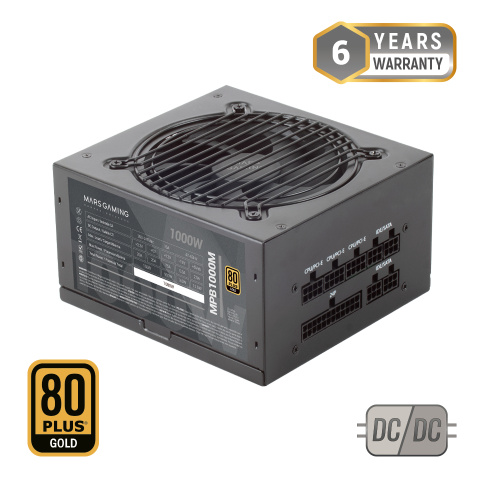 Mars Gaming MPB1000M power supply unit – image 2
