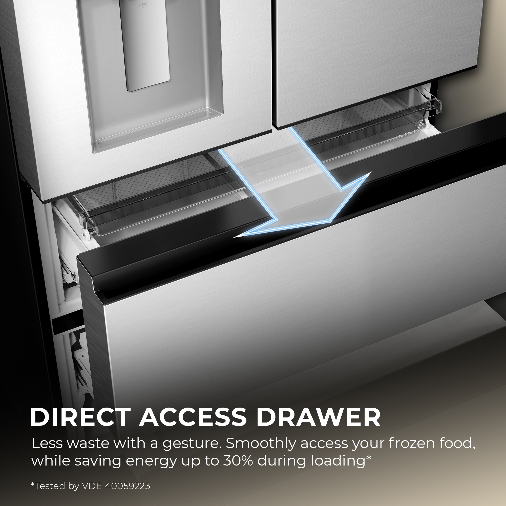 Haier 34006297 side-by-side refrigerator Freestanding – image 5