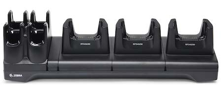 Zebra CRD3S4TRFD49UNIVCOM1 mobile device charger Bar code reader, RFID reader Black AC Indoor
