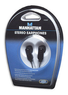 Manhattan 176187 headphones/headset Wired In-ear Music Black – image 2