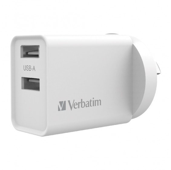 Verbatim 66593 mobile device charger Universal White AC Indoor – image 1