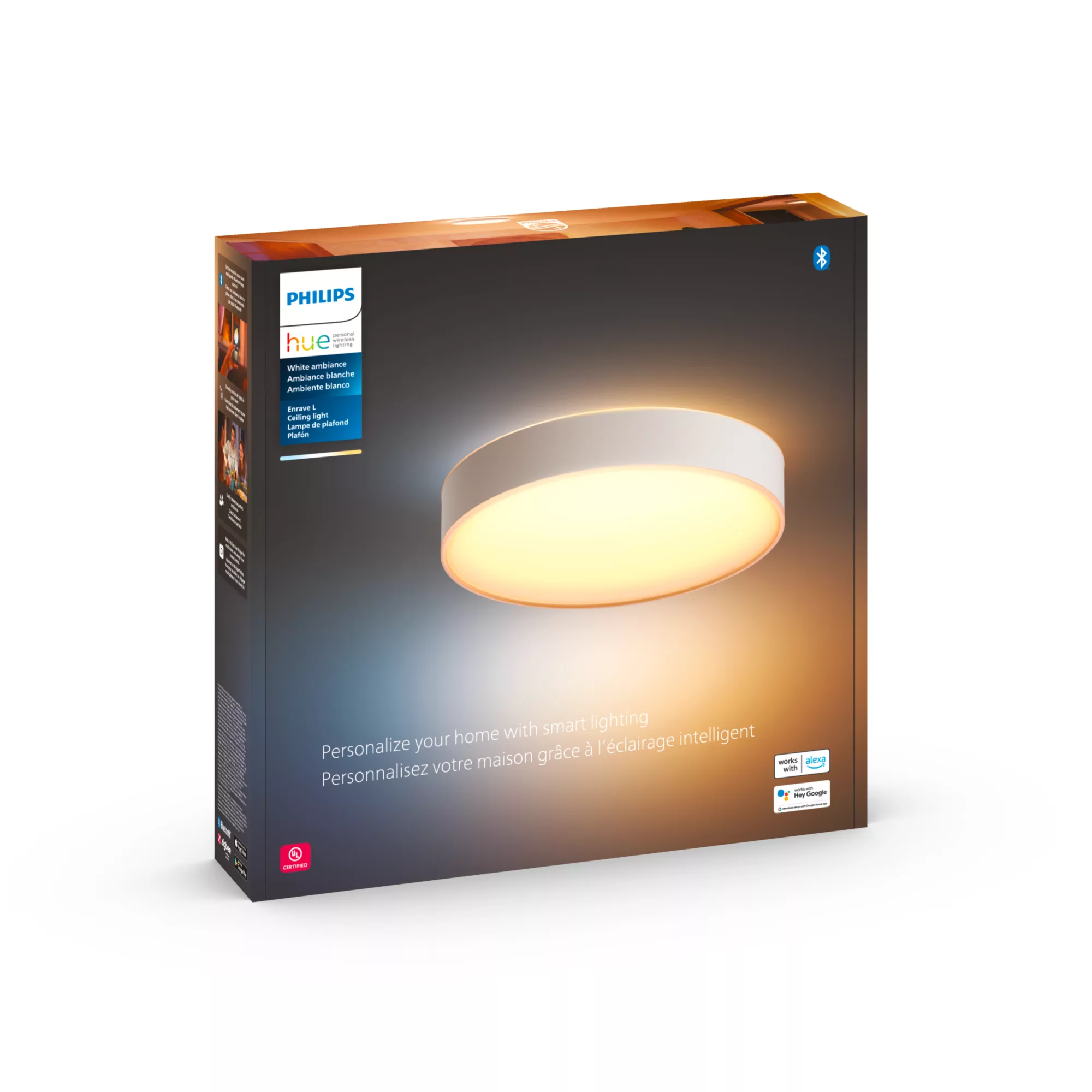 Philips by Signify Philips Hue White ambience 046677579814 smart lighting Smart ceiling light Bluetooth/Zigbee – image 3