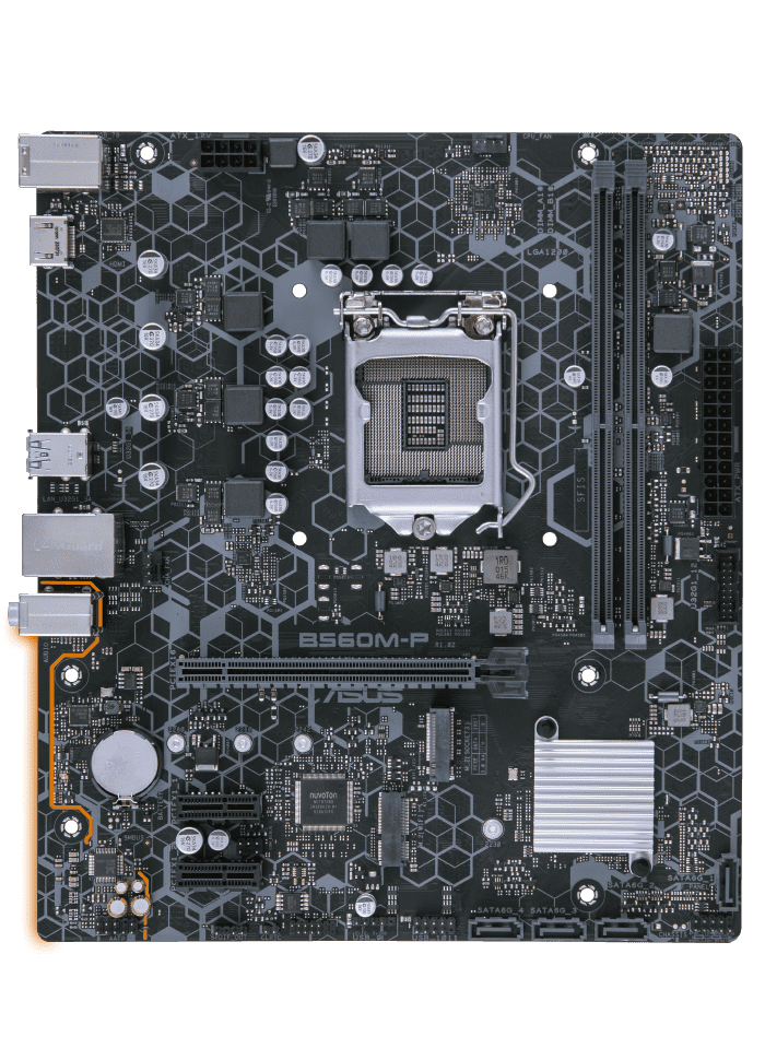 ASUS B560M-P-SI Intel B560 LGA 1200 (Socket H5) micro ATX – image 1