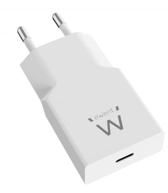 Ewent 20W GaN Fast USB-C PD Charger, Slim Design – image 1