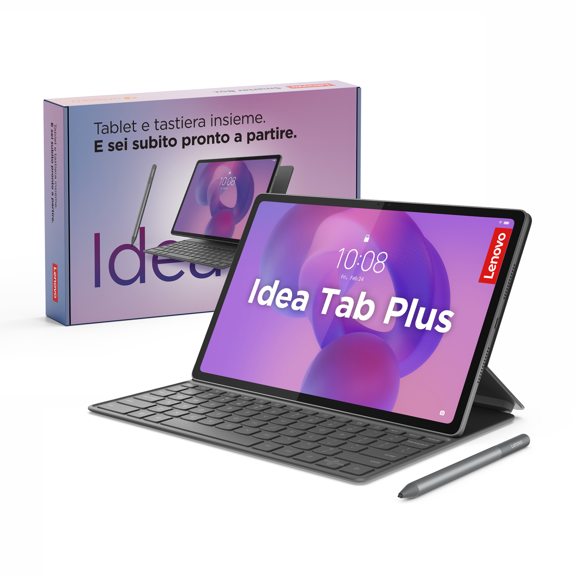 Idea Tab Plus + Folio Keyboard (UK-IT)