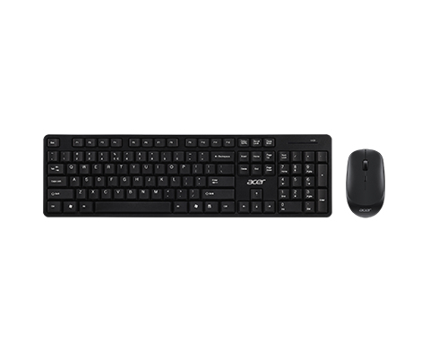 Acer GP.ACC11.00Z klaviatuur Hiir kaasa arvatud Must