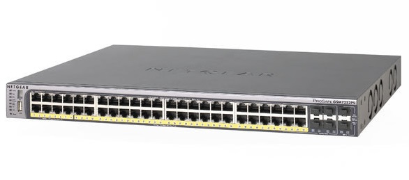 NETGEAR GSM7252PS Managed L2+ Power over Ethernet (PoE)