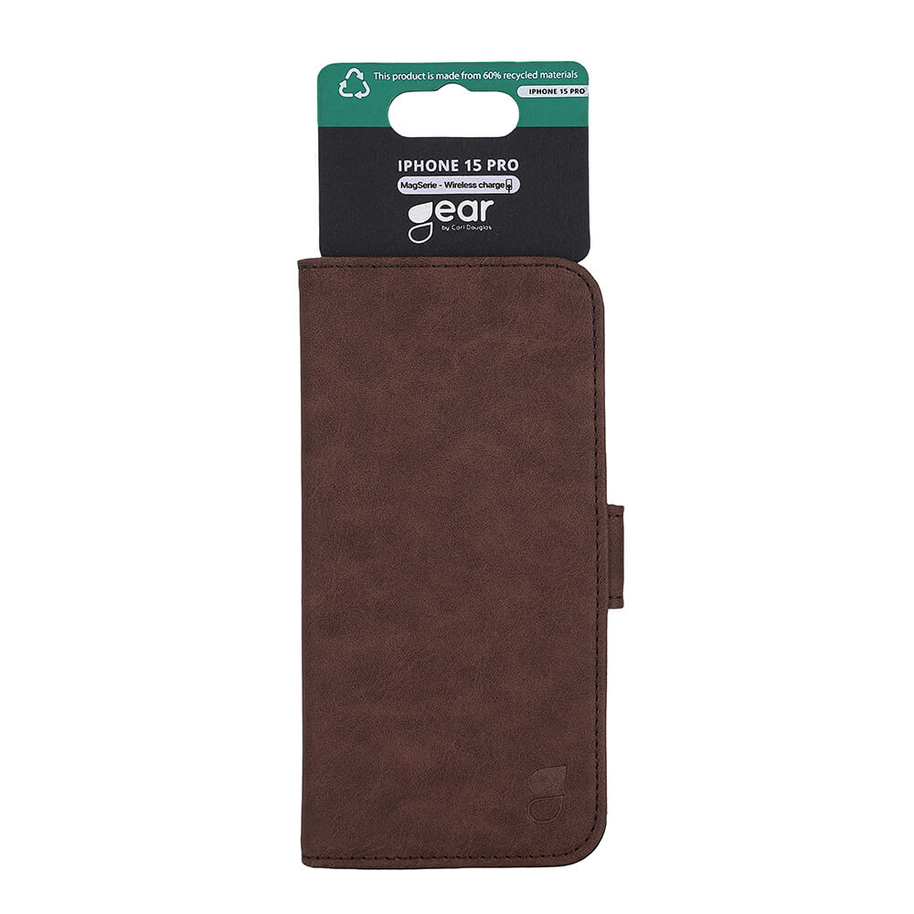 Gear Wallet Case 3 Card Slots Magseries Brown - iPhone 15 Pro – image 2