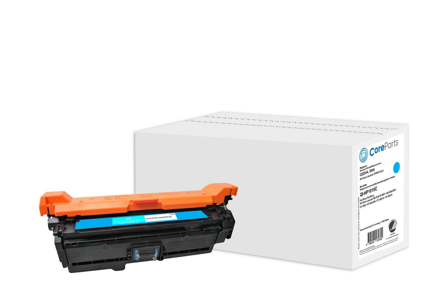 CoreParts QI-HP1015C toner cartridge 1 pc(s) Compatible Cyan