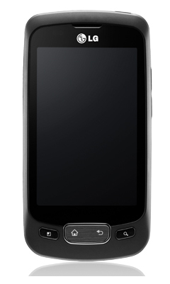 LG P500 8.13 cm (3.2") Single SIM 3G 1500 mAh Black