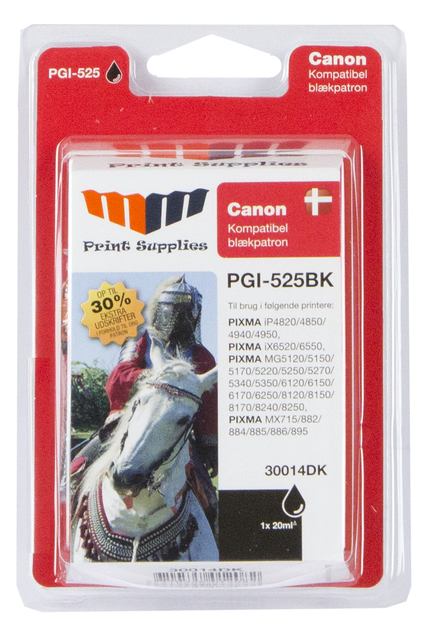 MM Black Inkjet Cartridge - Replaces PGI-525PGBK (4529B001)