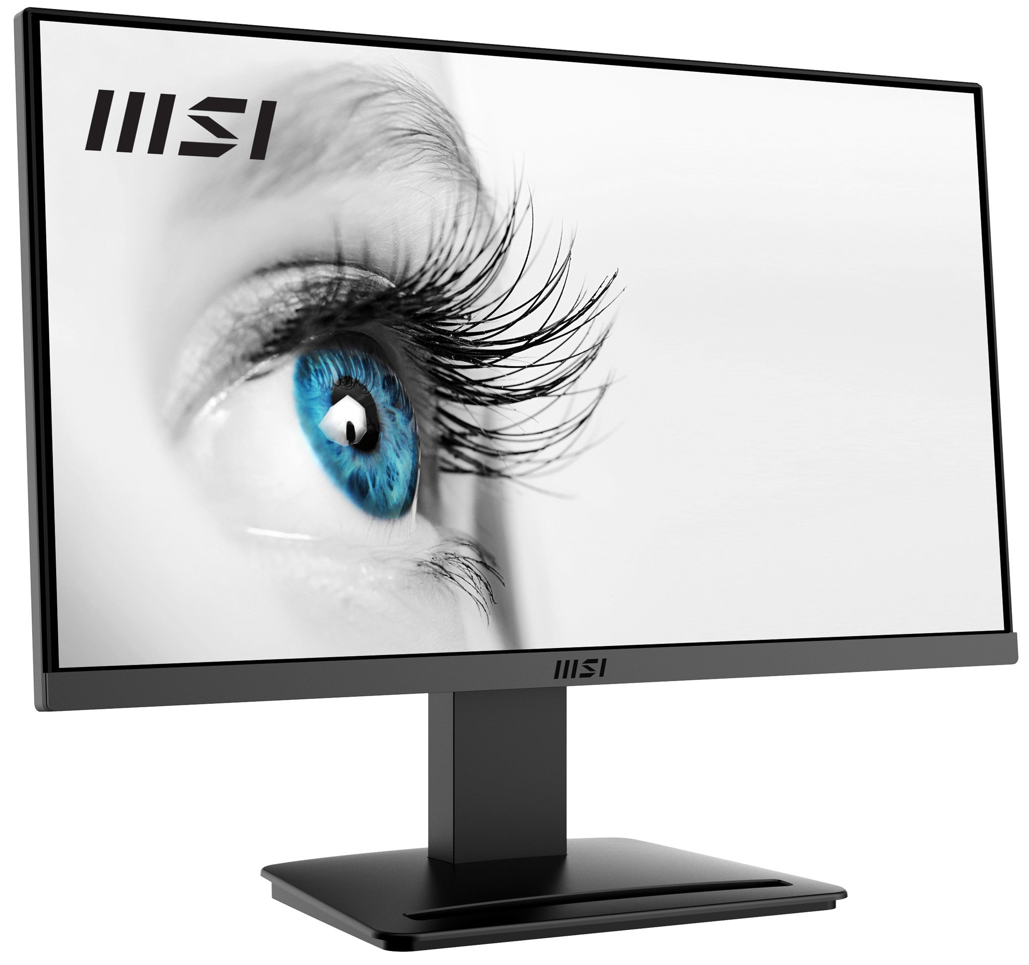 MSI Pro MP223 22.3 Inch Monitor, Full HD (1920 x 1080), 100Hz, VA, 4ms, FreeSync, HDMI, VGA, Anti-Glare, Anti-Flicker, Less Blue light, TÜV Certified, VESA, Kensington, Black image 9