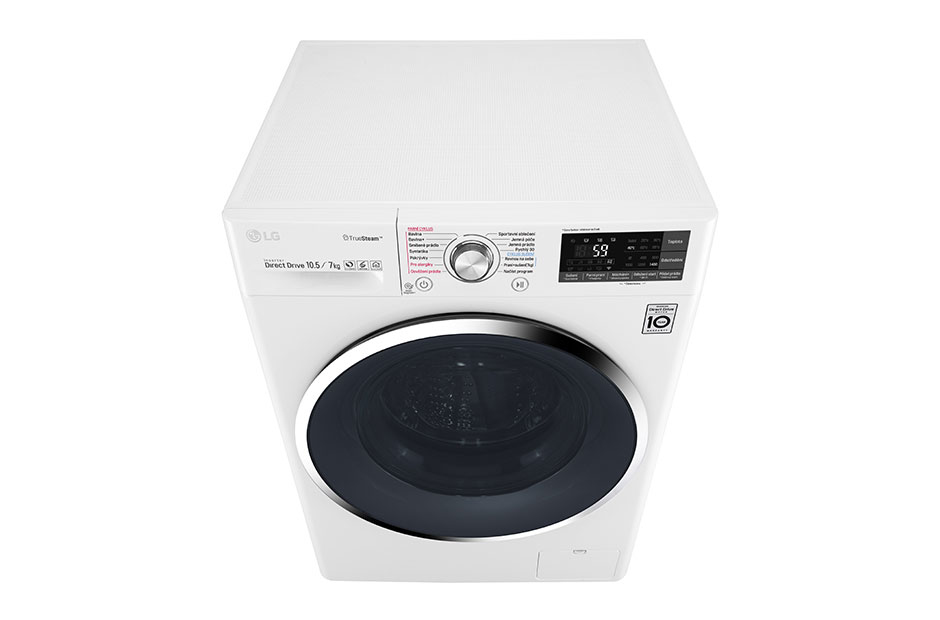 LG F104J8JH2W washer dryer Freestanding Front-load Black, Chrome, White – image 8
