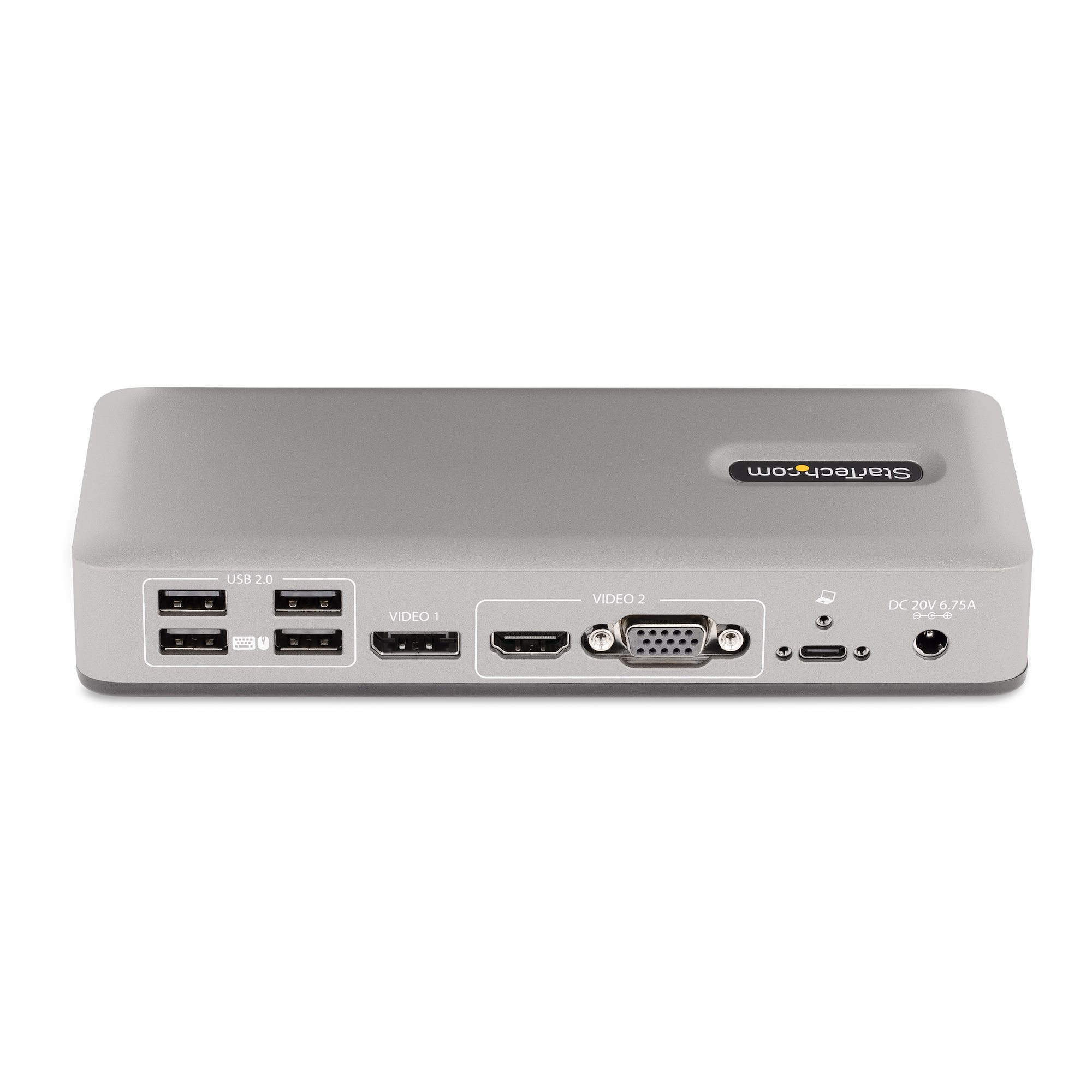 StarTech.com Dual-Monitor USB-C Docking Station, DisplayPort & HDMI or VGA, Multi Monitor Dock up to 4K – image 3