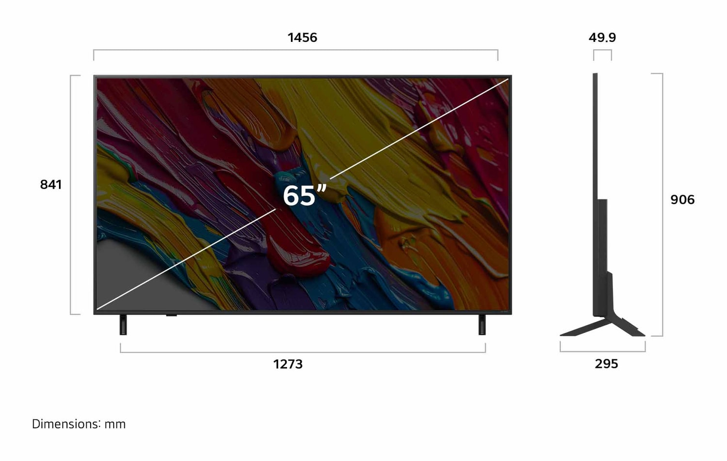 LG 65QNED82AUA TV – image 4