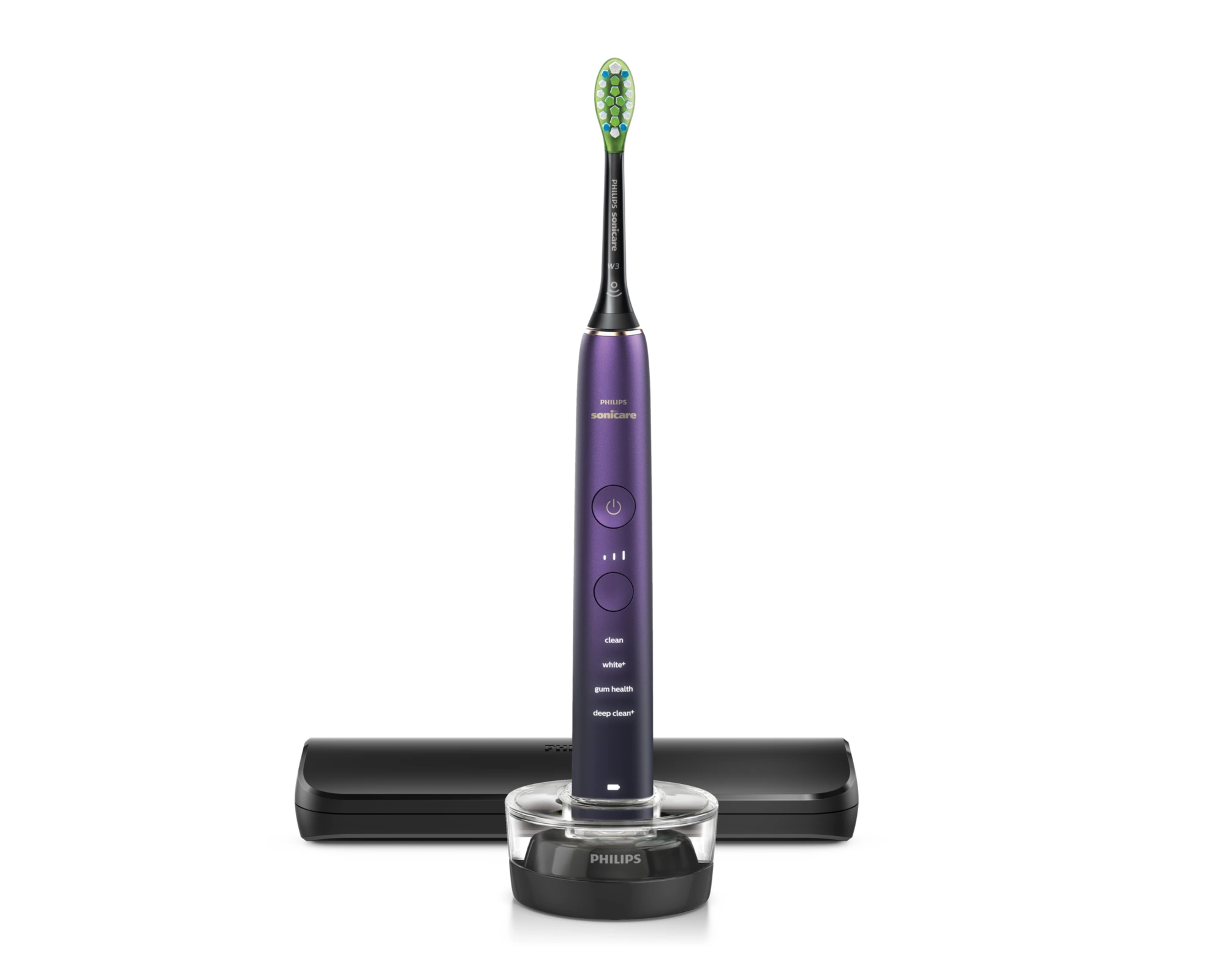 Philips HX9911/69 electric toothbrush Adult Sonic toothbrush Black, Purple – image 1
