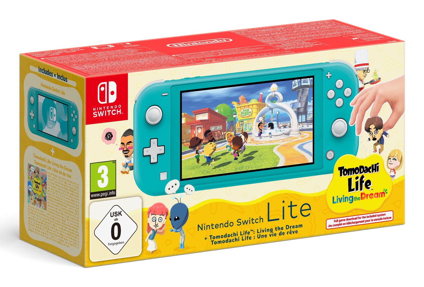 Nintendo Switch Lite + Tomodachi Life