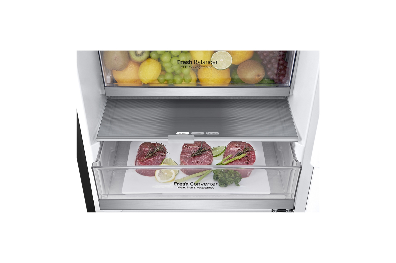 LG GBB72MCUFN fridge-freezer Freestanding – image 7