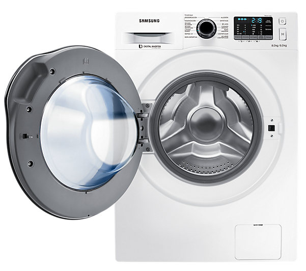 Samsung WD80J5430AW washer dryer Freestanding Front-load White – image 3