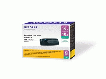 NETGEAR RangeMax™ Dual Band Wireless-N 300 USB2.0 Adapter – image 2