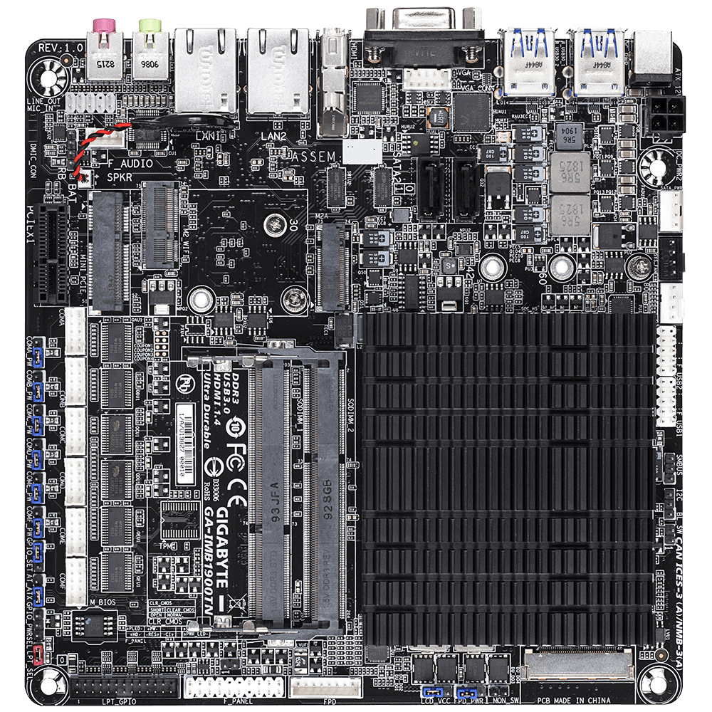 GIGABYTE GA-IMB1900TN motherboard Intel SoC mini ITX – image 1