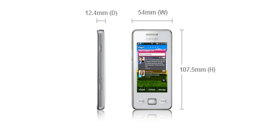 Samsung S5260 7.62 cm (3") 94 g Black – image 7