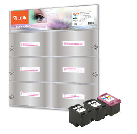 Peach Multi Pack Plus, compatible with No. 901XL black, CC654AE, No. 901 color, CC656AE