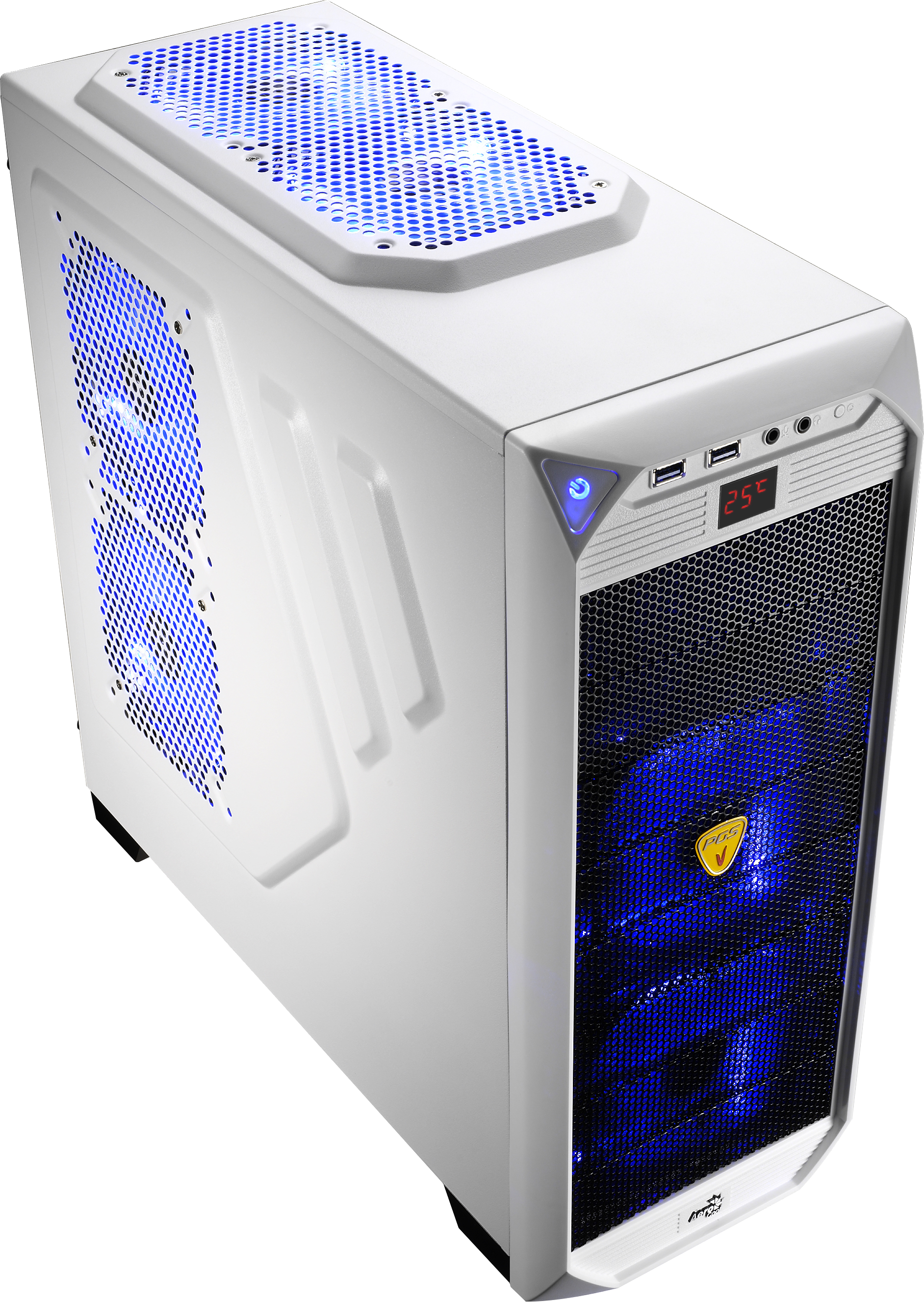 Aerocool VS92WH computer case Midi Tower Black, White – image 4
