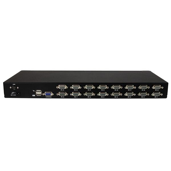 StarTech.com Conmutador Switch KVM 1U Conexiones