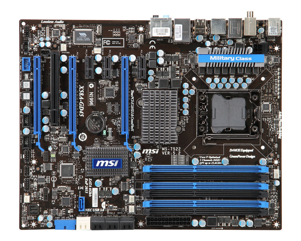 MSI X58A-GD45 motherboard