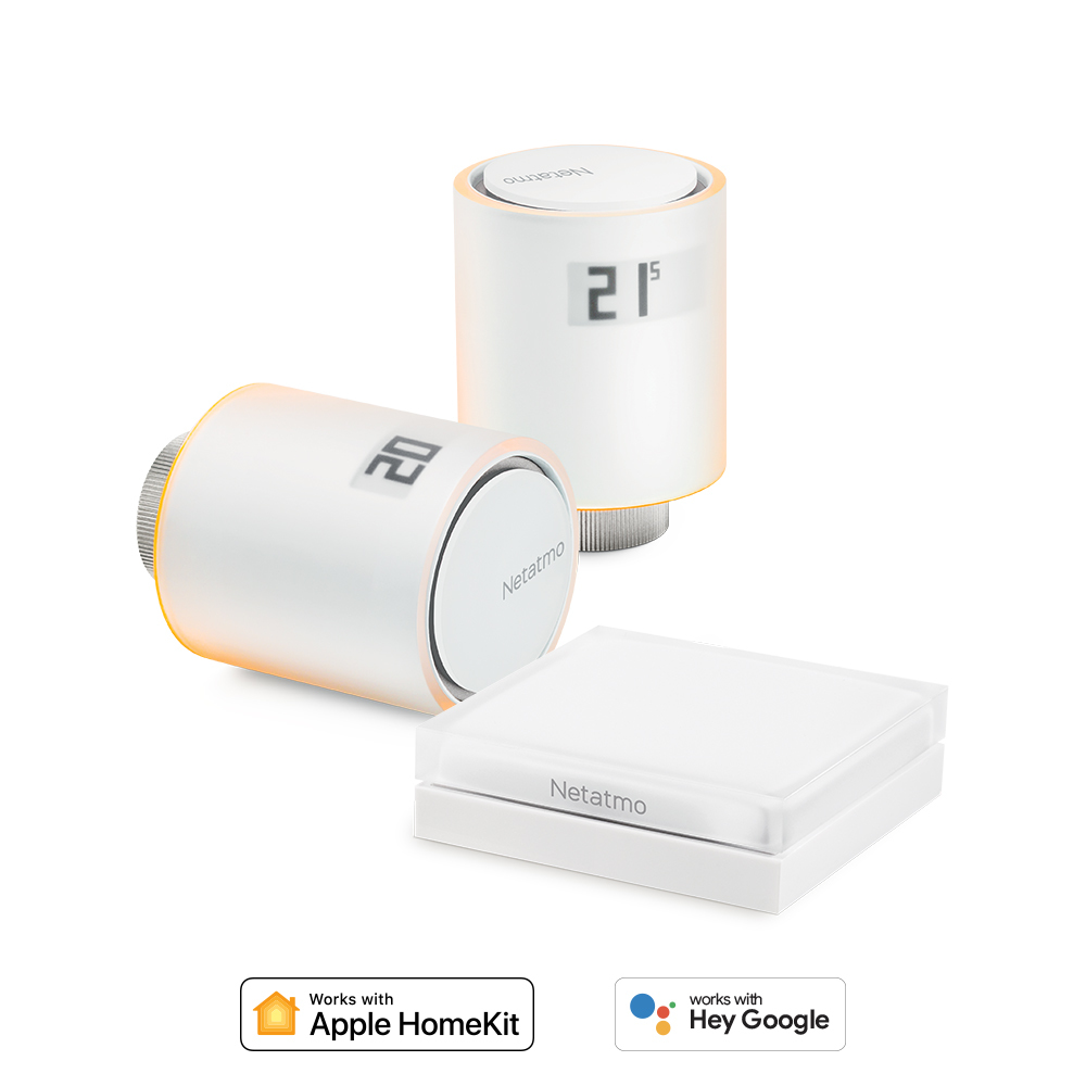 صورة Netatmo NVP Smart Radiator Valve Starter Pack, Multicolor, NVP-ES
