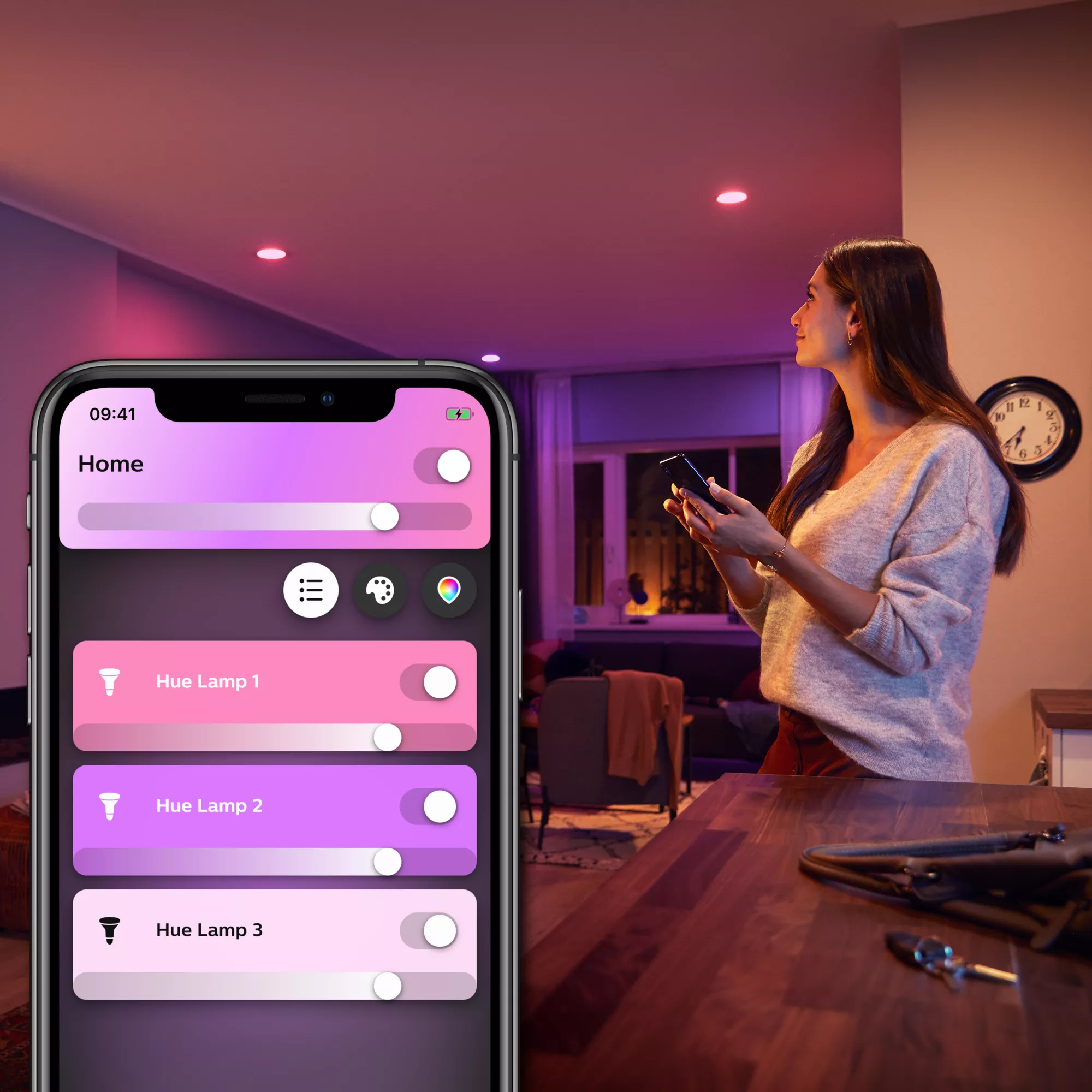 Philips by Signify Philips Hue White and colour ambience 1-pack GU10 – image 2