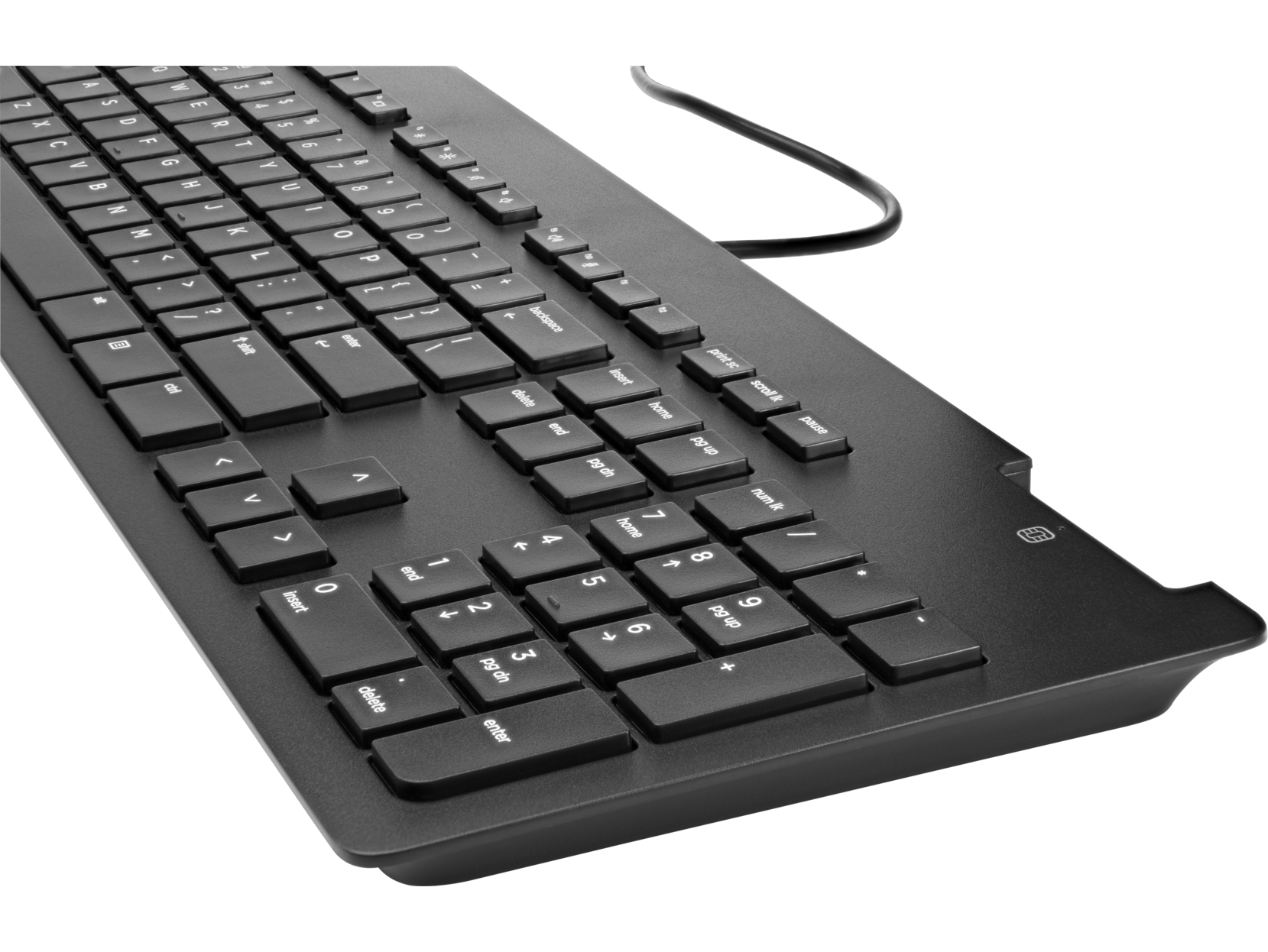 HP 6GG23AV#ABH keyboard Office USB Dutch Black – image 3