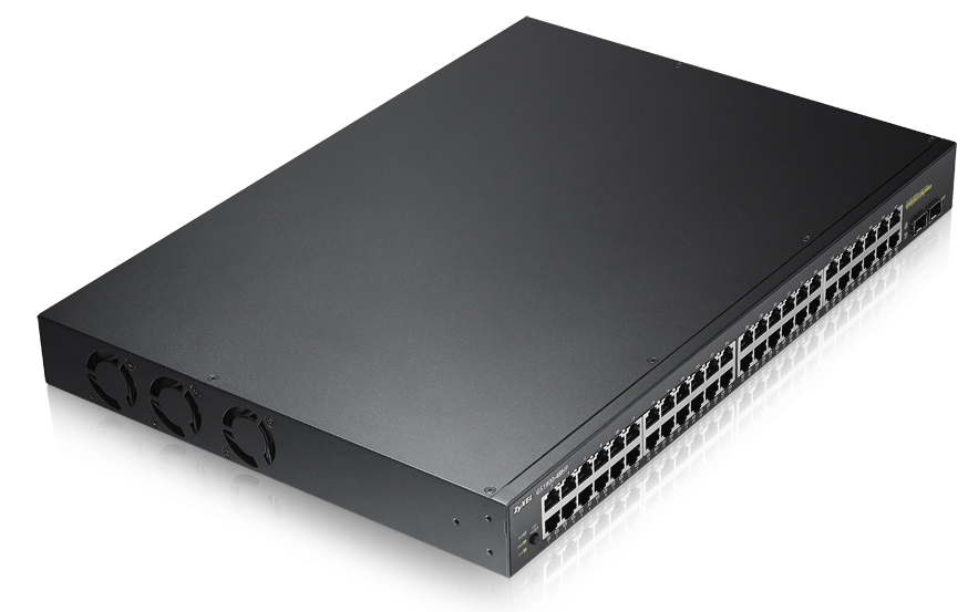 Zyxel GS1900-48HP Managed L2 Gigabit Ethernet (10/100/1000) Power over Ethernet (PoE) Black – image 4