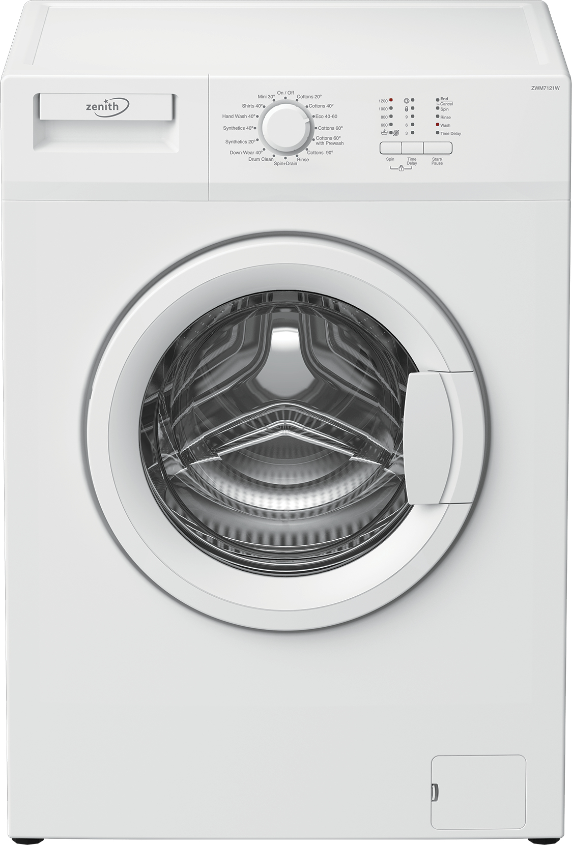 Zenith ZWM7121W washing machine Front-load