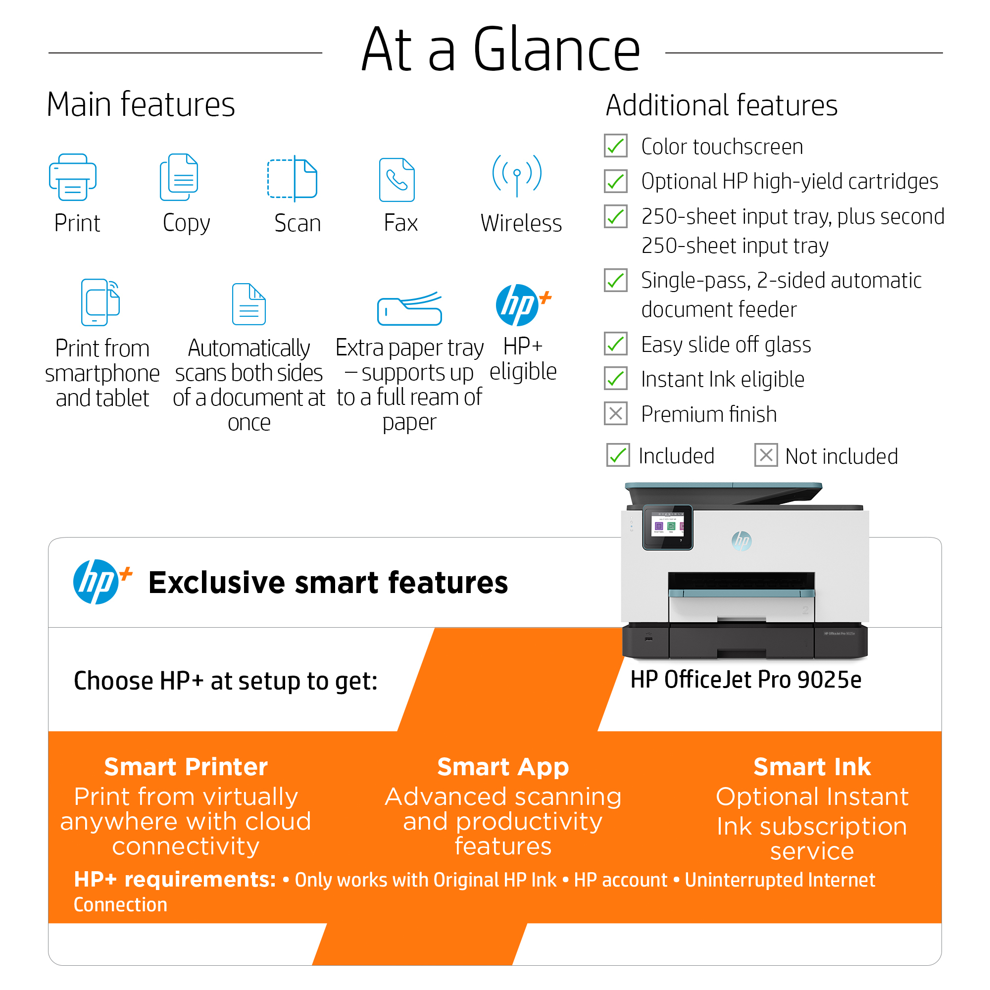 HP OfficeJet Pro 9025e All-in-One Prntr – image 3