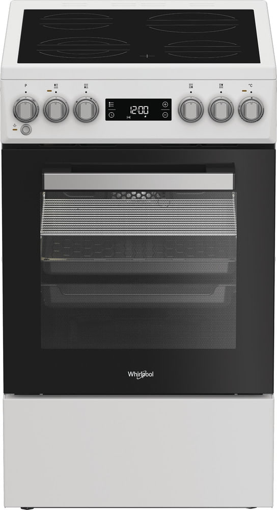 Whirlpool W5V5LCW Freestanding cooker Electric Ceramic hob Black, White – image 2