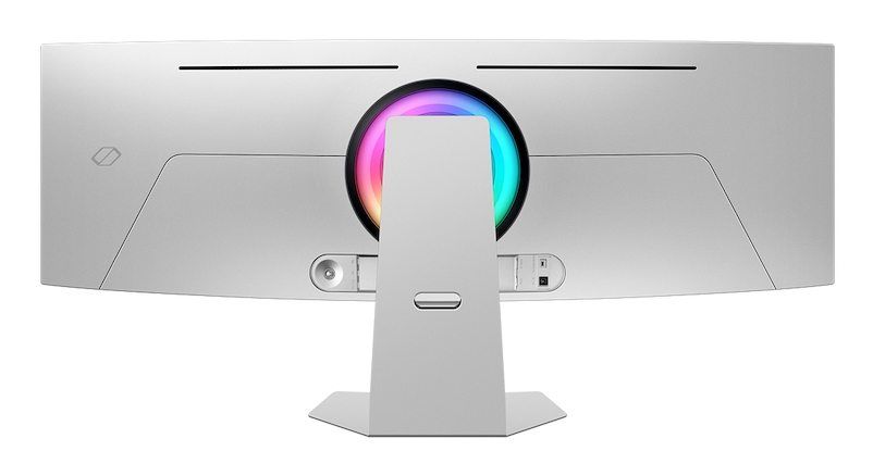 Samsung LS49DG956SNXGO computer monitor 124.5 cm (49″) 5120 x 1440 pixels Dual QHD OLED Silver image 2