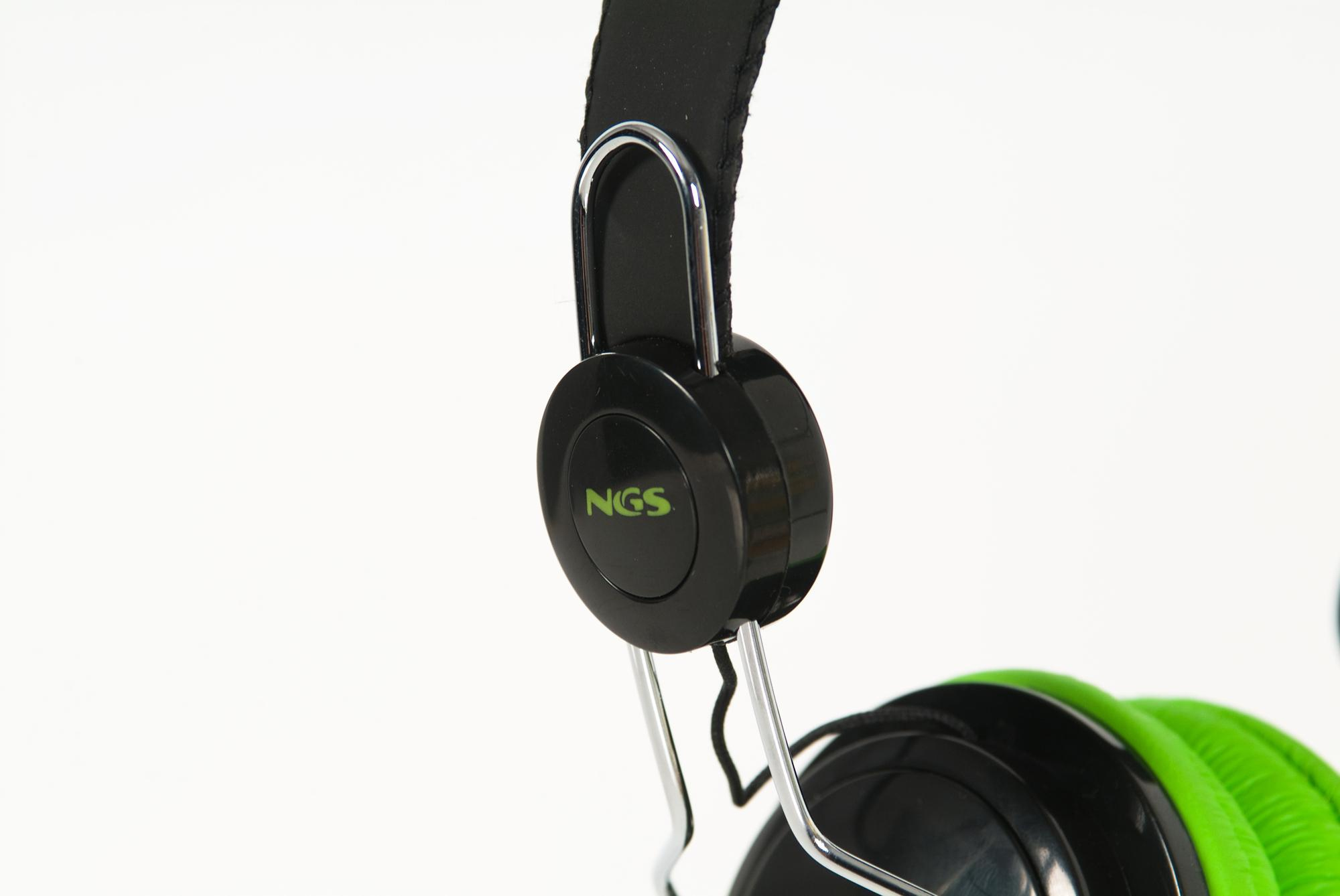 NGS Peppermint Headphones Wired Black, Green – image 6