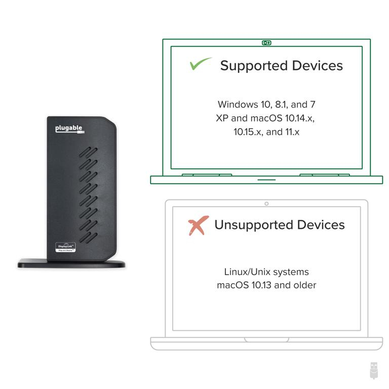 Plugable Technologies UD-6950Z laptop dock/port replicator Docking USB 3.2 Gen 1 (3.1 Gen 1) Type-C Black – image 6